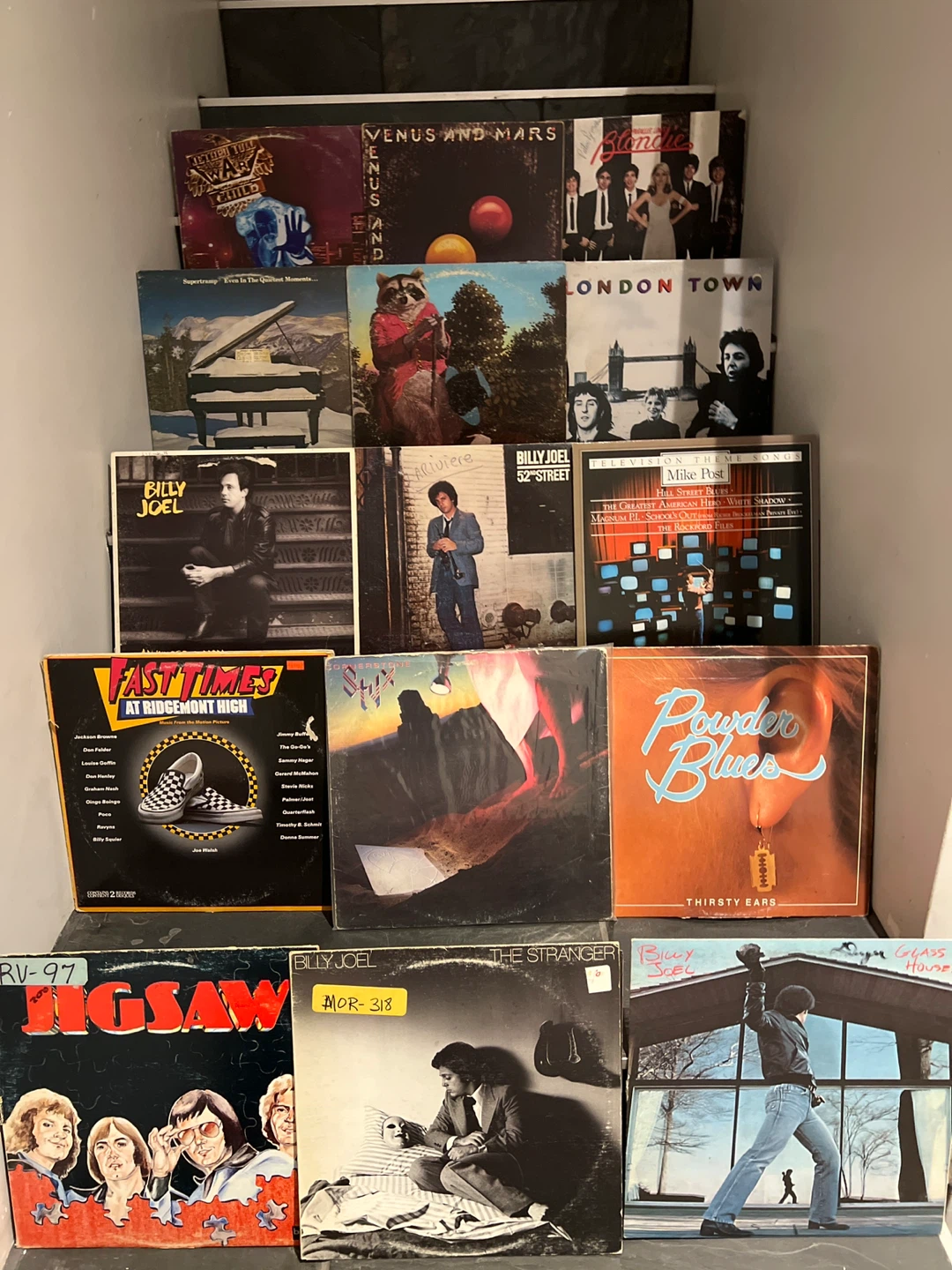 Rock Vinyl Records - Variety of Artists lots of Billy Joel