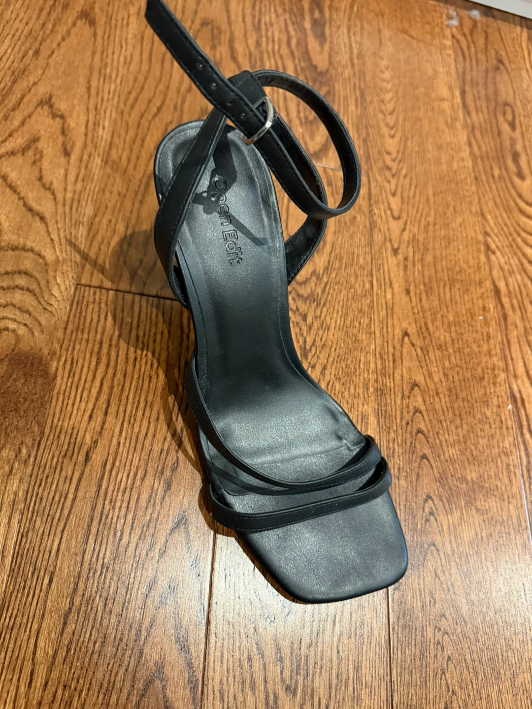 Open Edit Black Heels