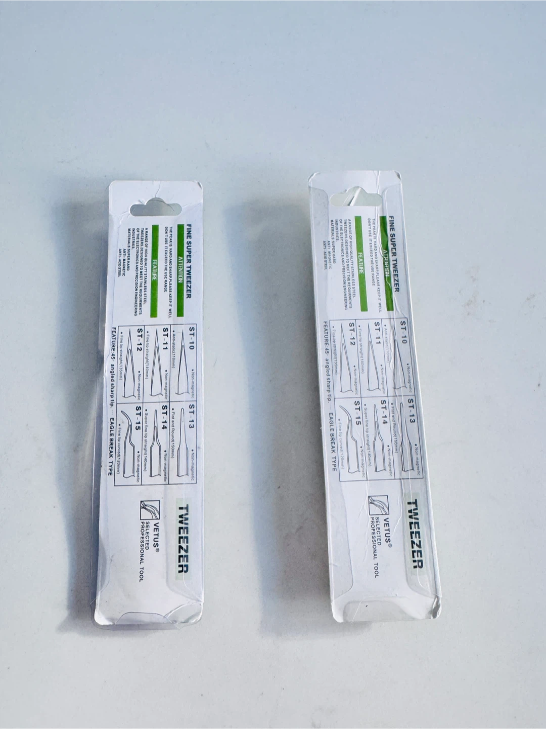 Vetus Fine Super Tweezers - ST-12 & ESD-15 - photo 4