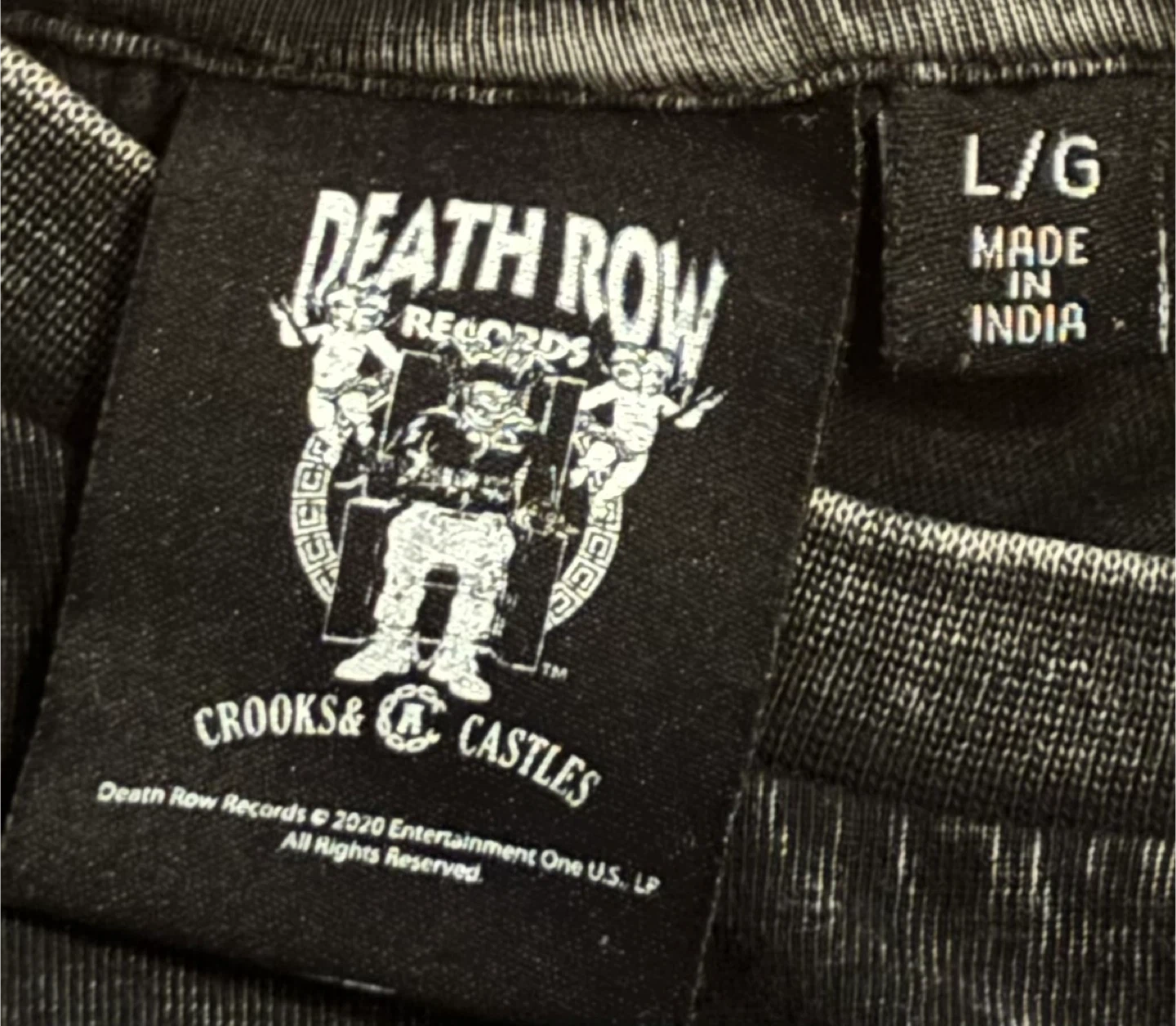 Crooks & Castles Death Row Records Shirt - Men’s Large - photo 4