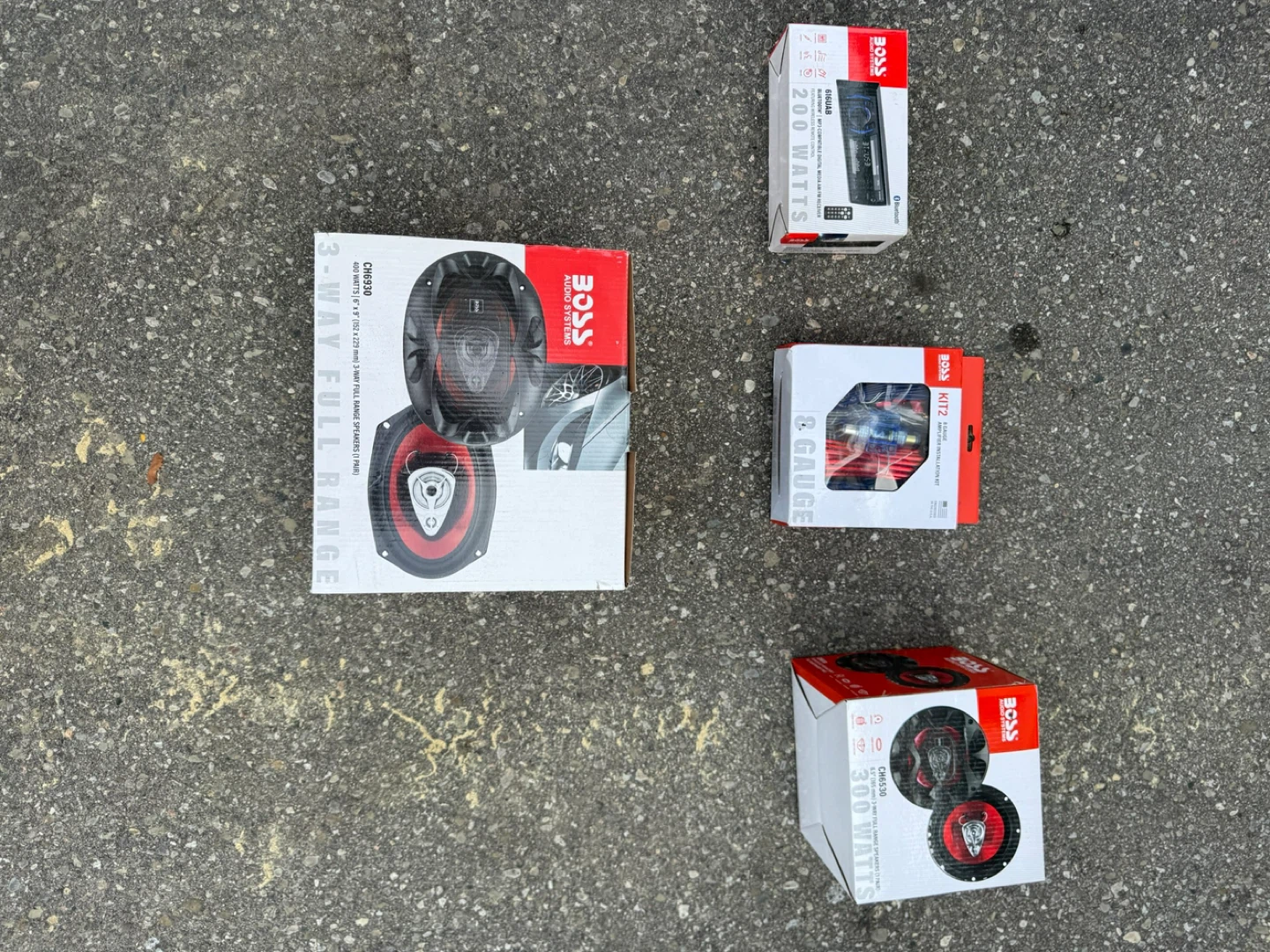 BOSS Audio Car Stereo & Speaker Bundle - New