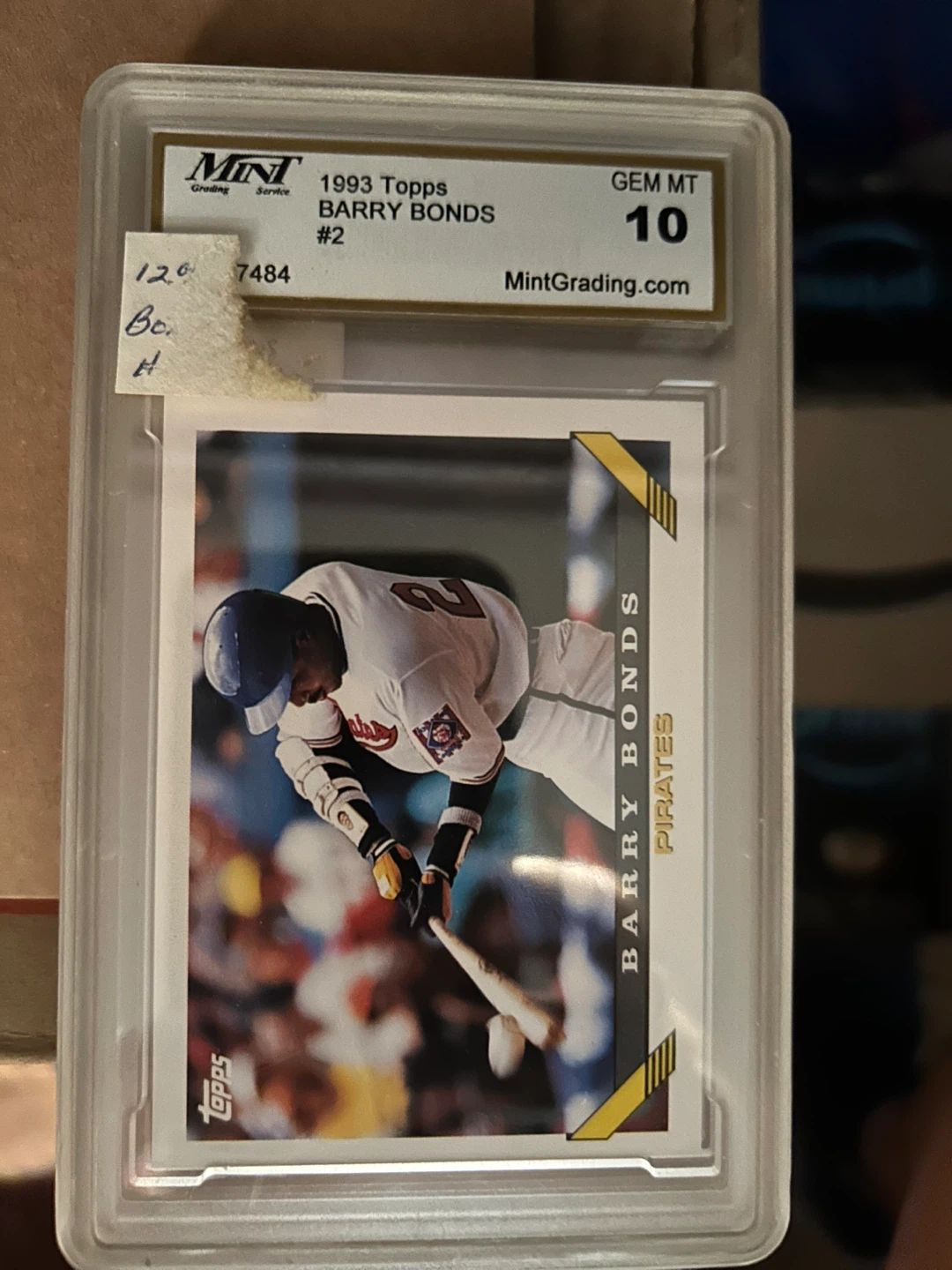 Barry Bonds Mint Graded Baseball Cards