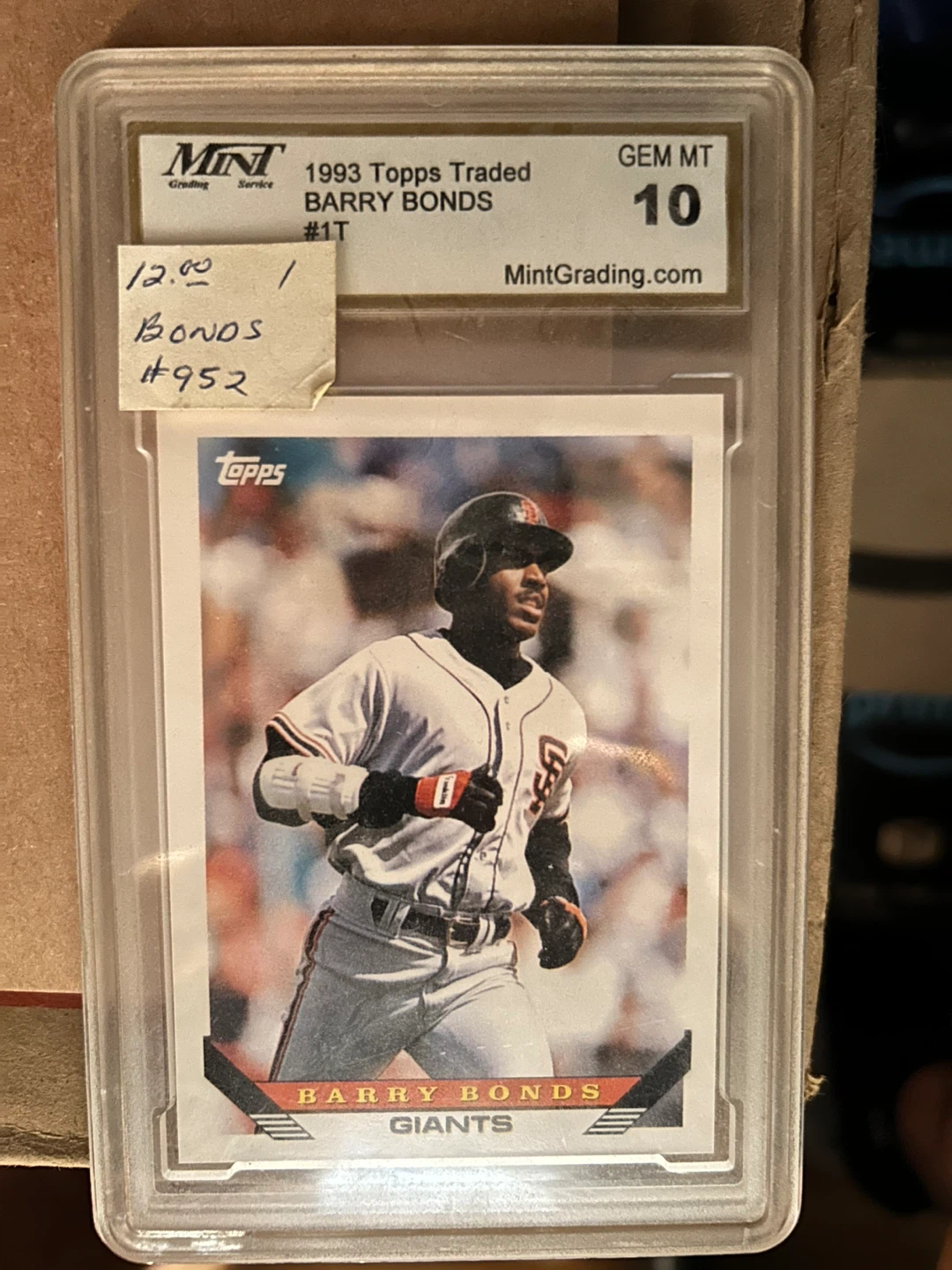 Barry Bonds Mint Graded Baseball Cards - photo 3