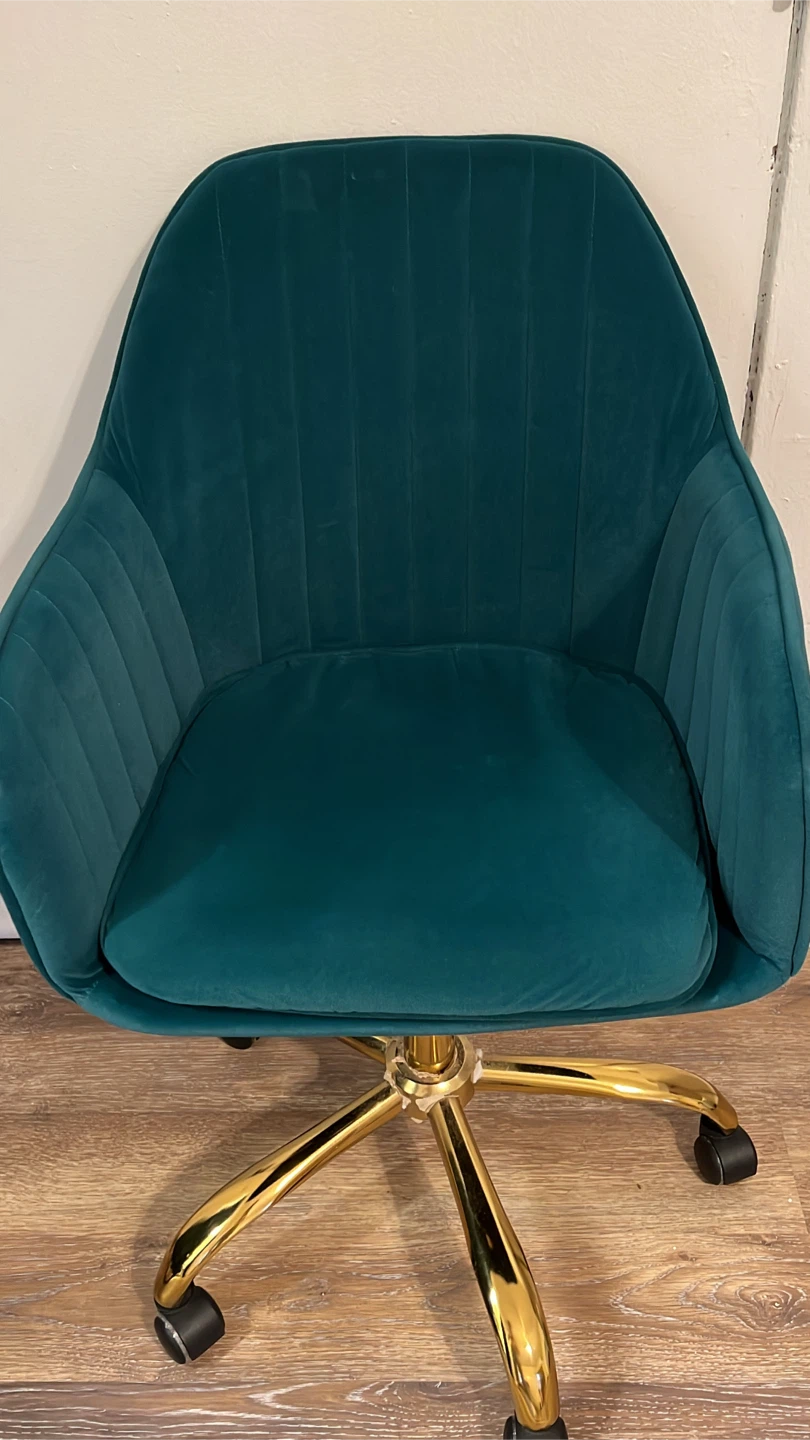 Emerald Green Swivel Chair - photo 2