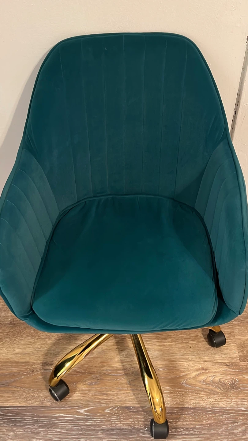 Emerald Green Swivel Chair