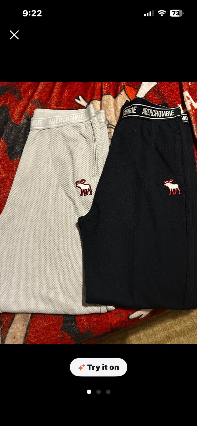 Abercrombie Kids Bottoms 13/14 - Grey & Black