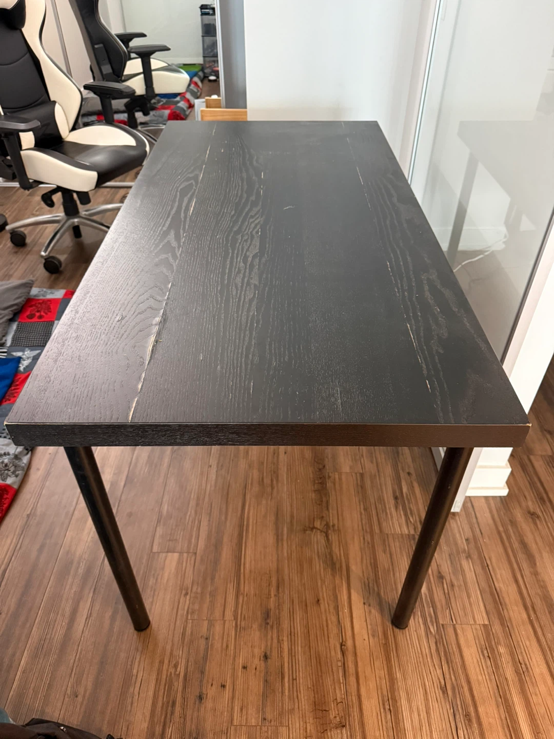 Black Wood Desk - photo 2