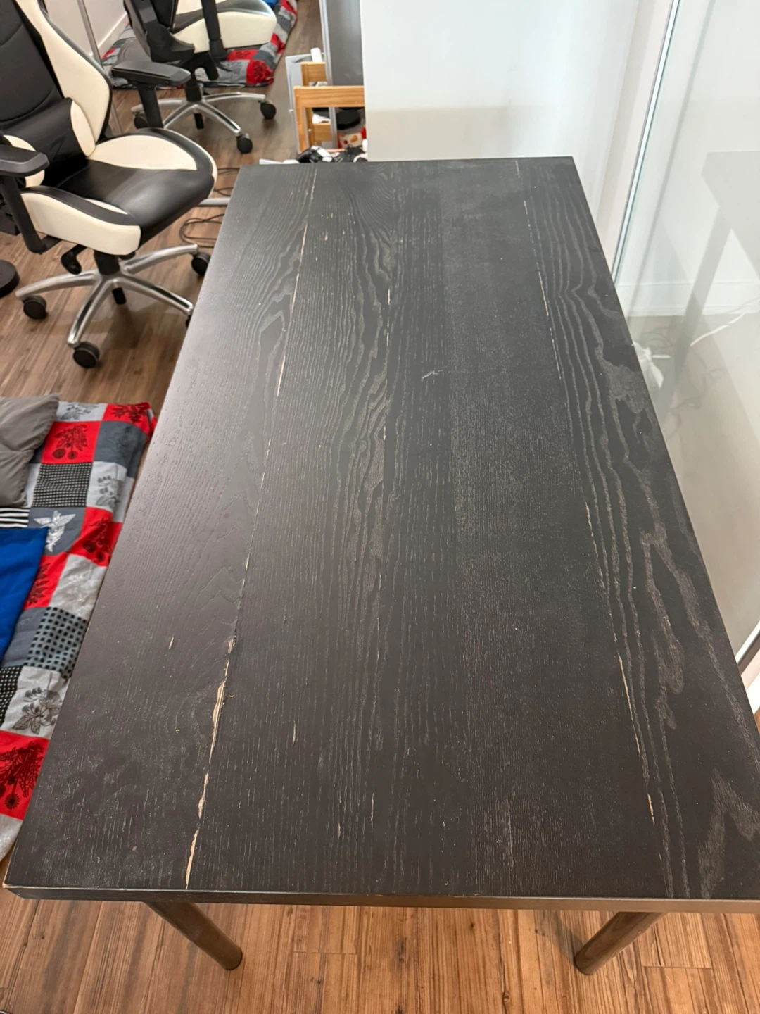 Black Wood Desk