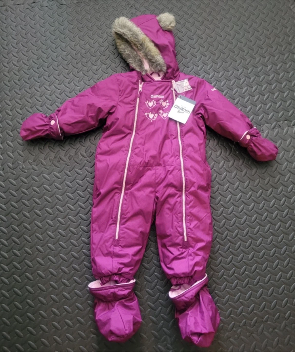 OshKosh Bgosh 18M Purple Snowsuit - Great Condition!
