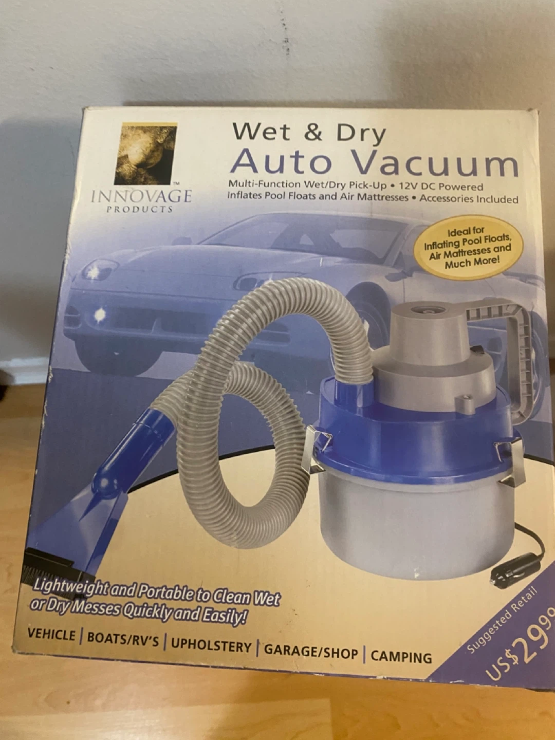 Innovage Wet & Dry Auto Vacuum