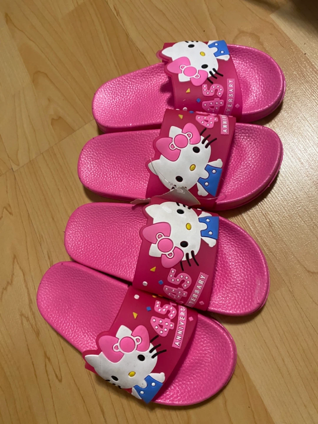 Hello Kitty Pink Slides Size 32
