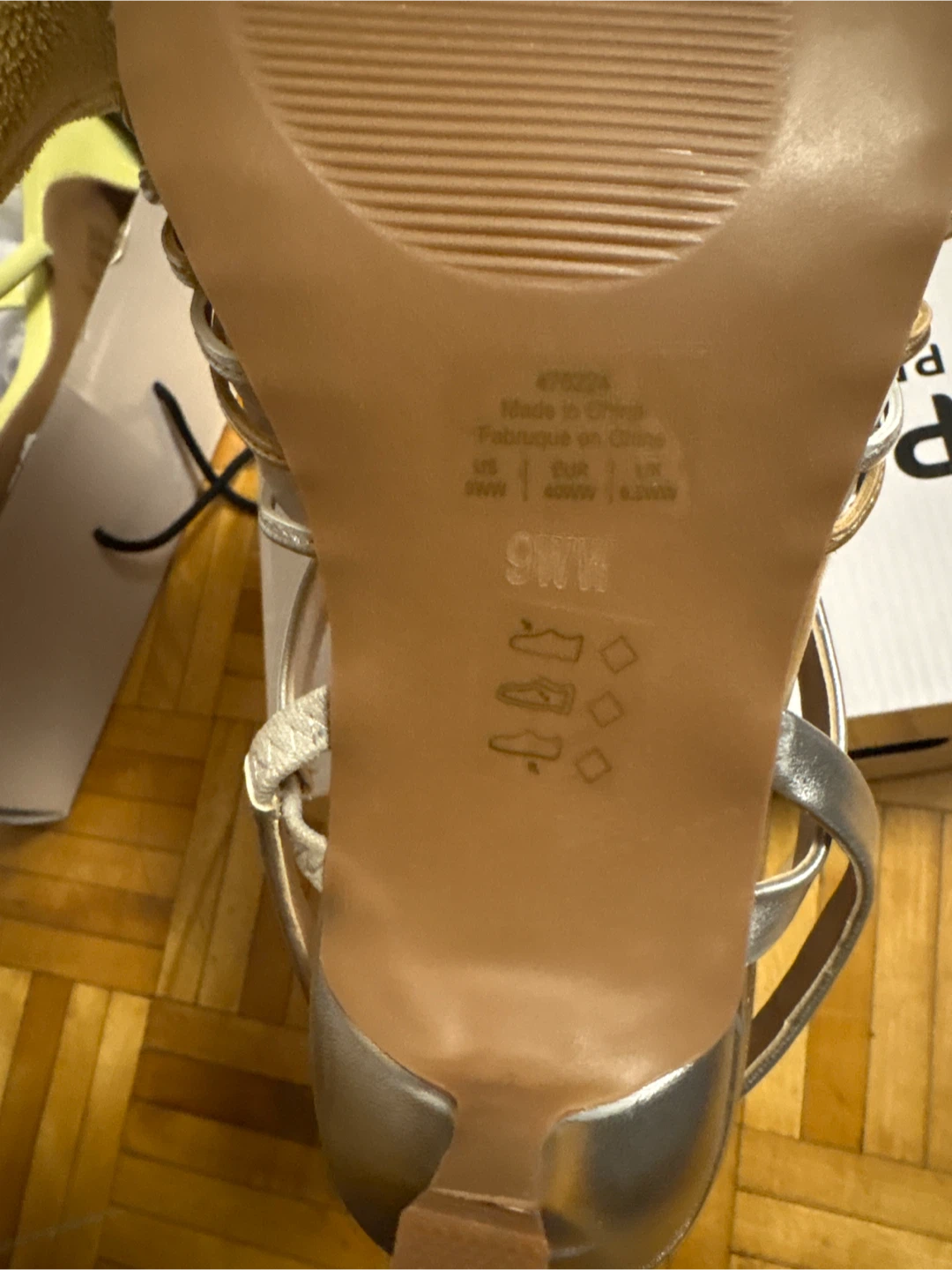 Pennington Silver Strappy Sandals - Size 9WW (New) - photo 2