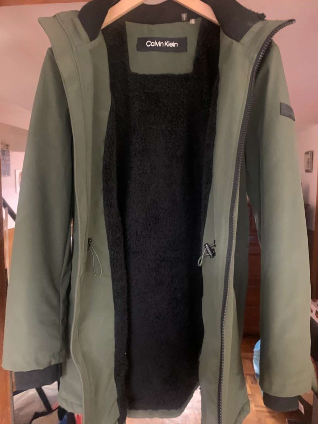 Calvin Klein Olive Green Winter Coat - photo 2