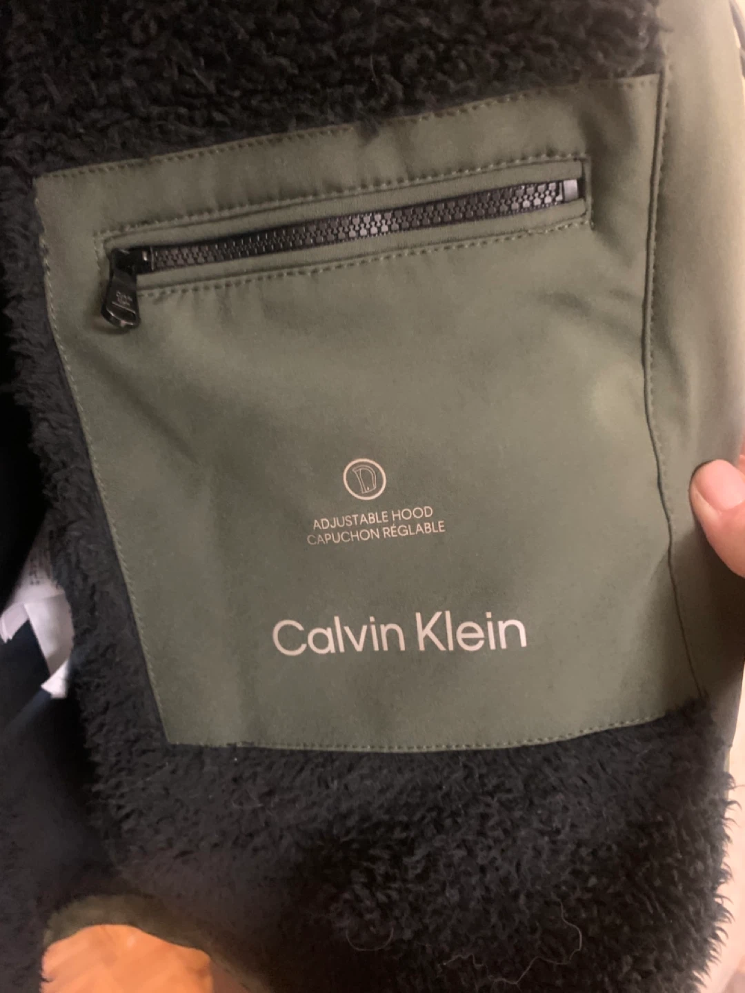 Calvin Klein Olive Green Winter Coat - photo 5