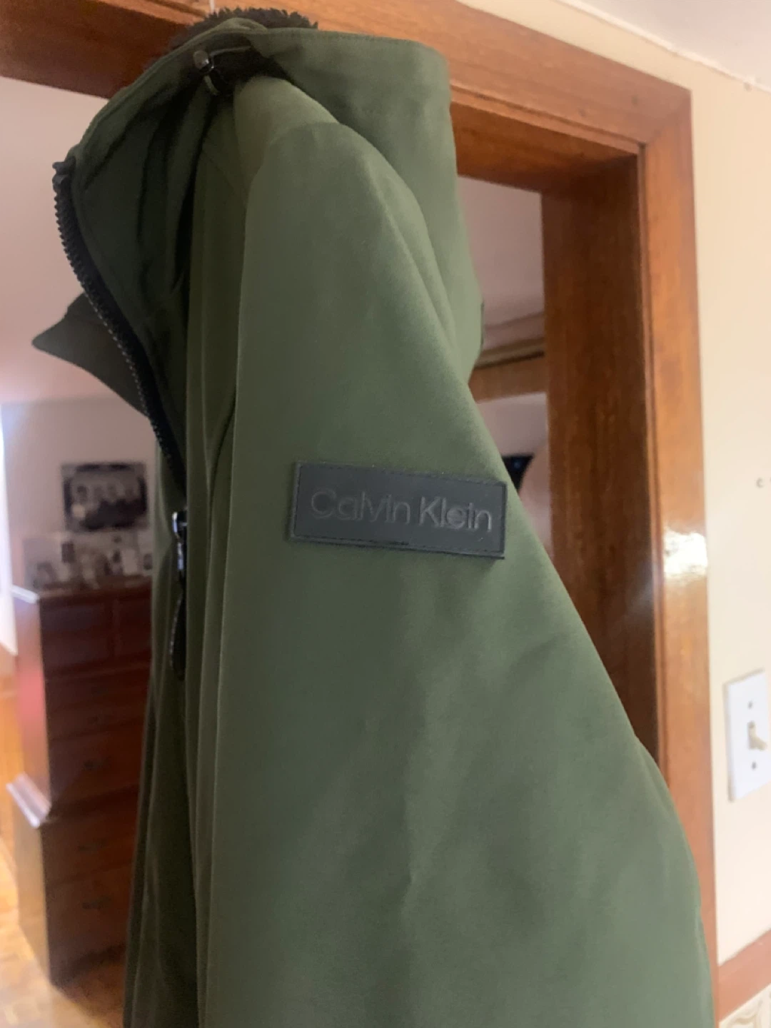 Calvin Klein Olive Green Winter Coat - photo 4