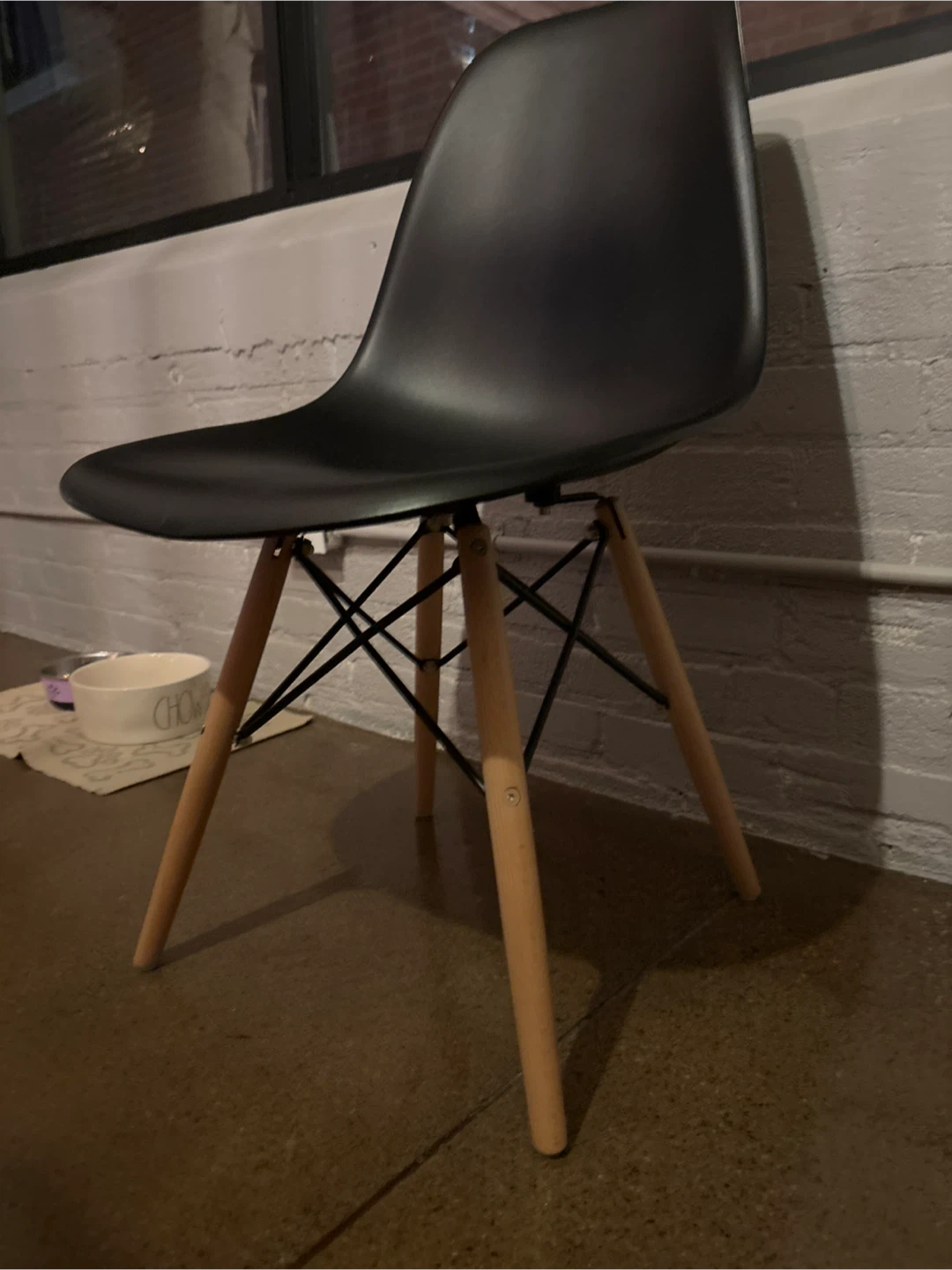 Black Eames Style Chair - photo 2