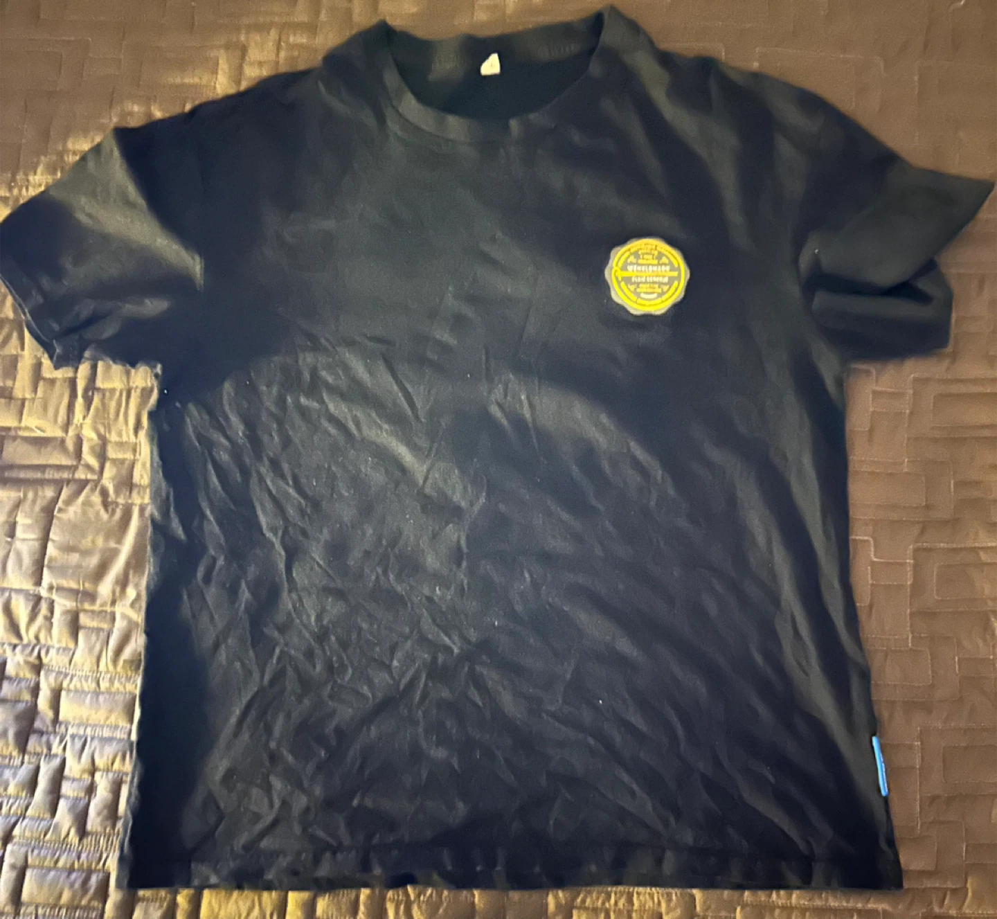 Black T-Shirt with Funny Graphic