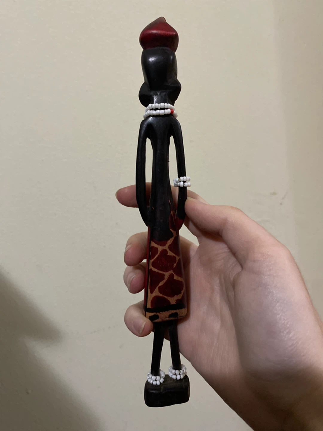 African Carved Wood Figurine - photo 2