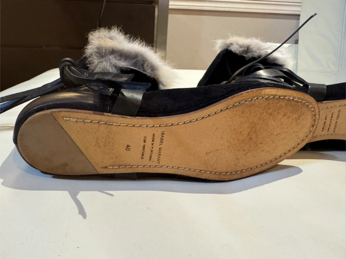 Isabel Marant Black Leather & Suede Boots - Size 40 - photo 4