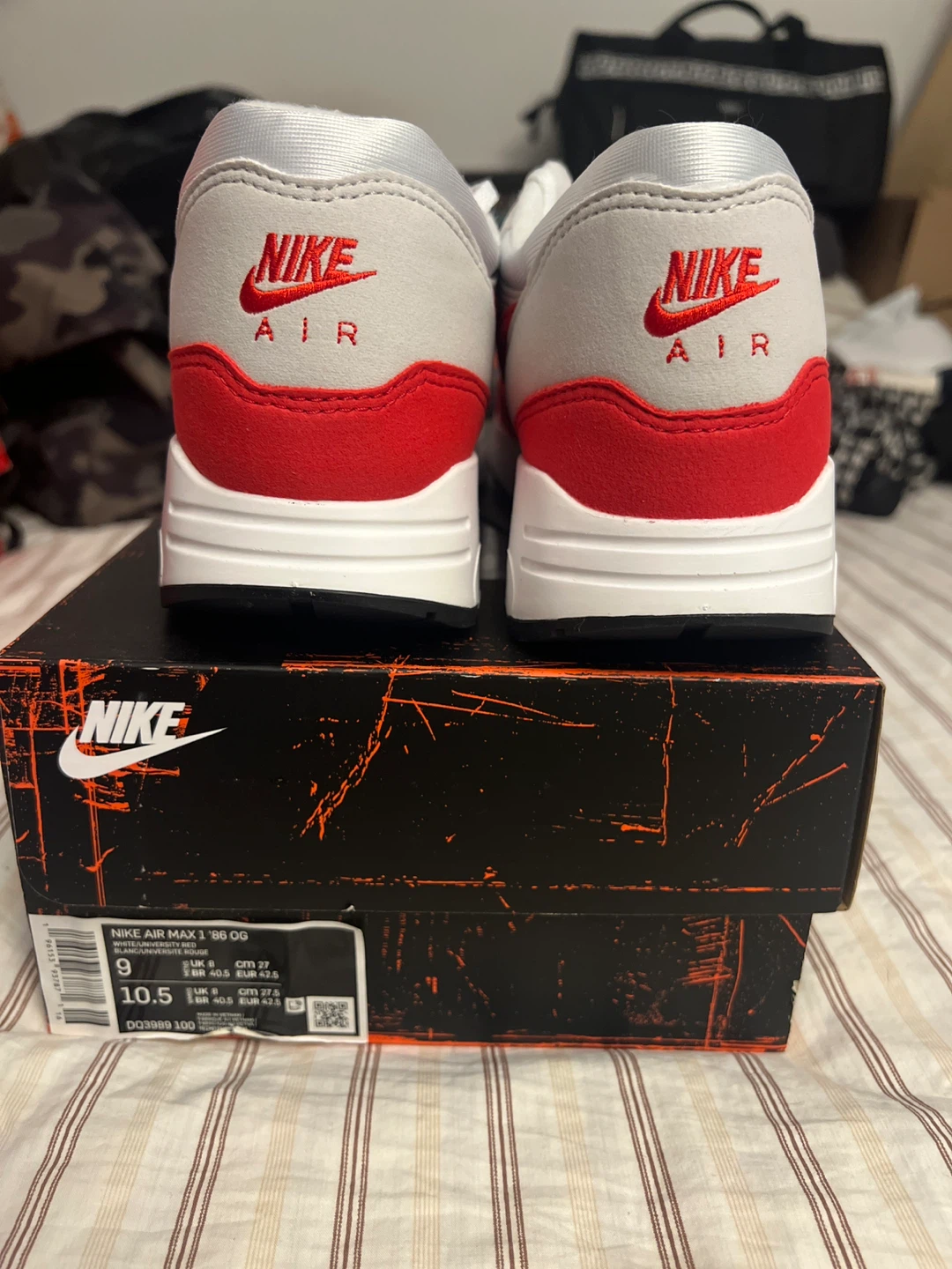 Nike Air Max 1 86’ OG Big Bubble Sport Red size 9 New - photo 4