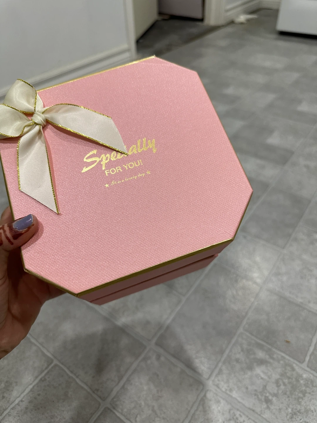 Pink Decorative Gift Box with Ribbon - photo 5