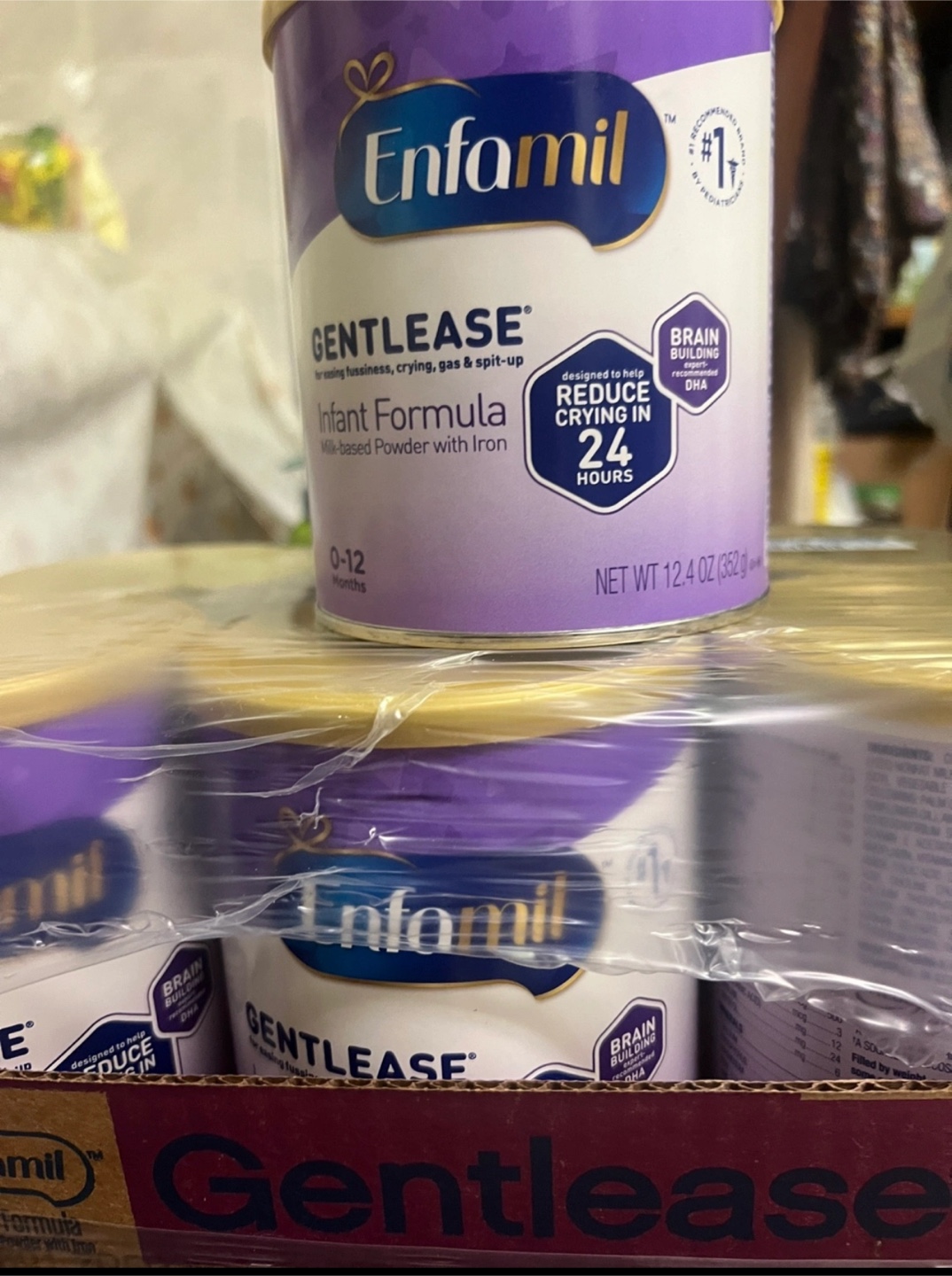 Enfamil Gentlease Infant Formula, 12.4 oz