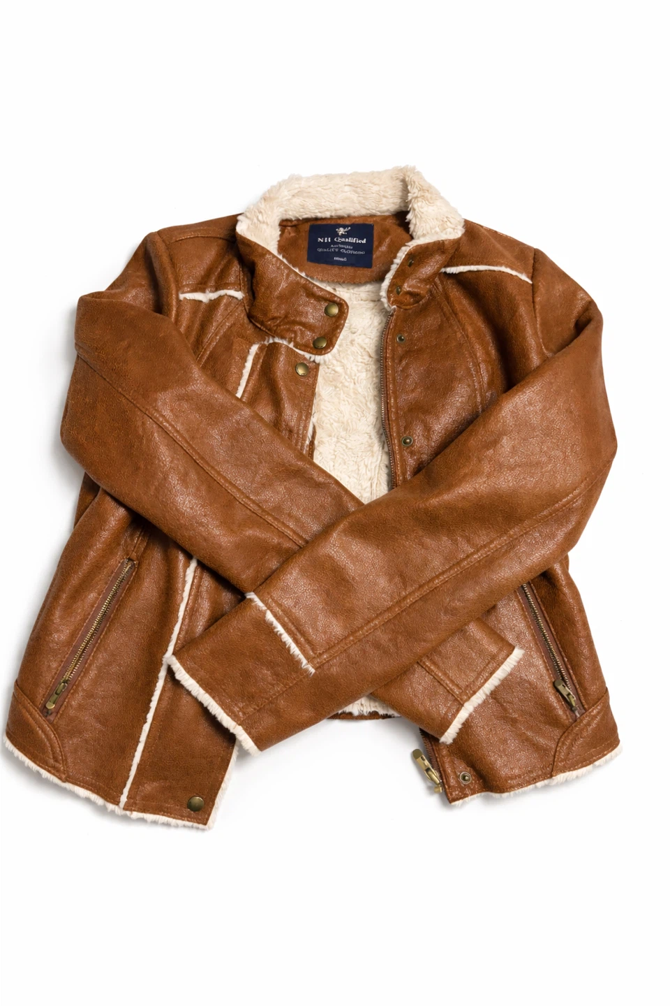 NII Qualified Brown Shearling Jacket