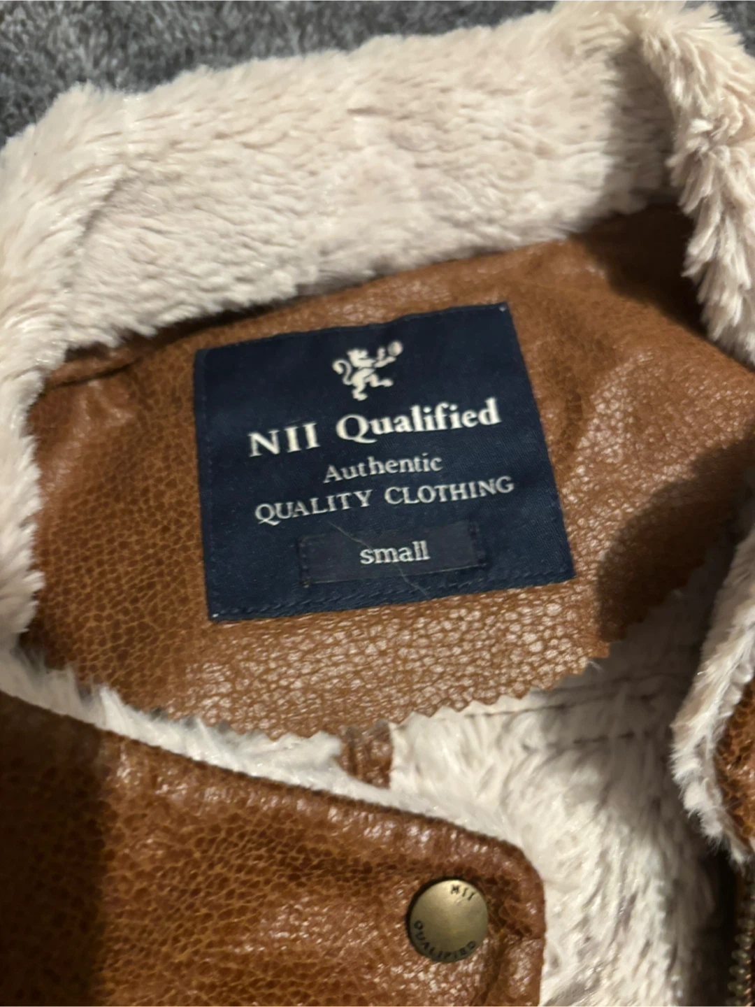 NII Qualified Brown Shearling Jacket - photo 3
