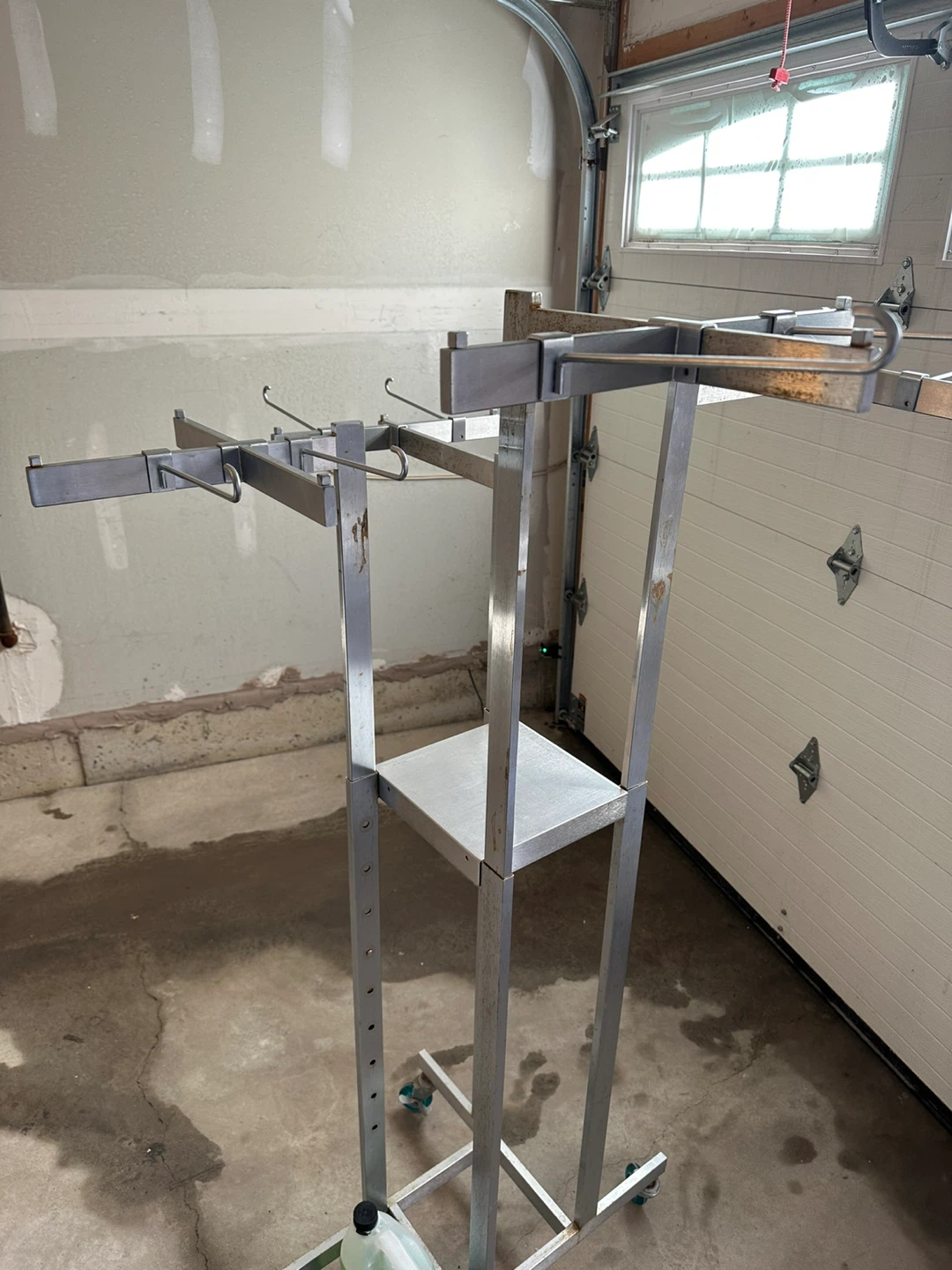 Clothing Rack - Silver Metal - photo 2
