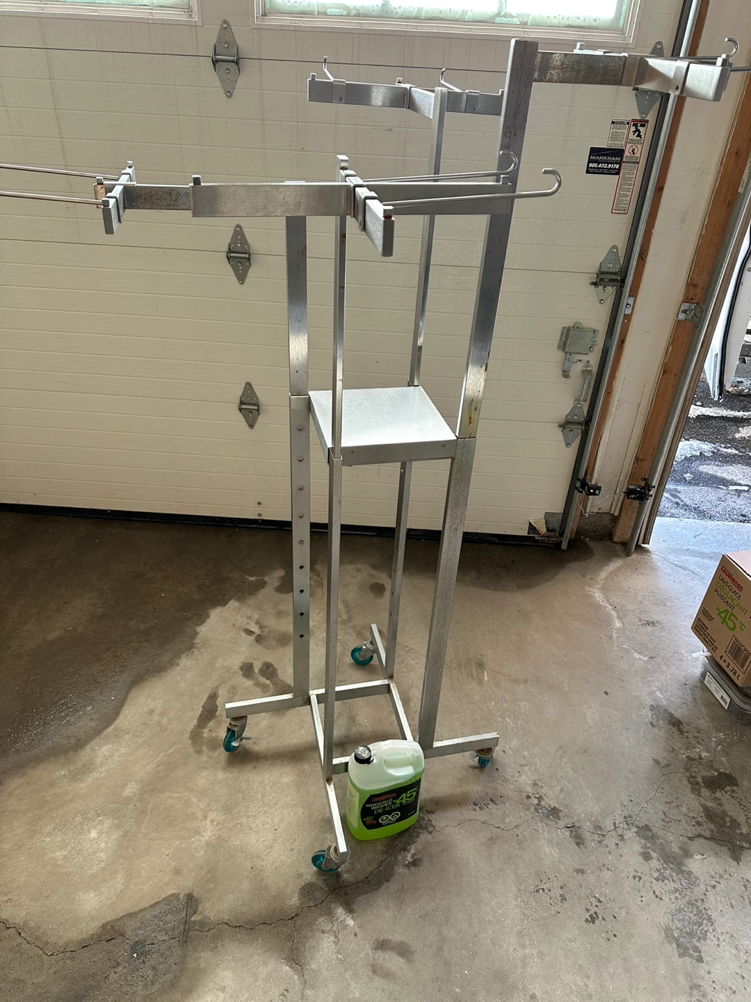 Clothing Rack - Silver Metal