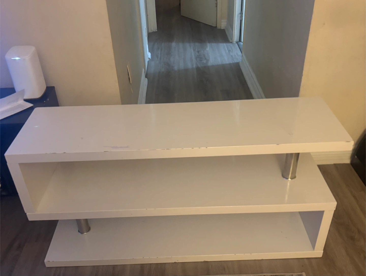 White TV Stand