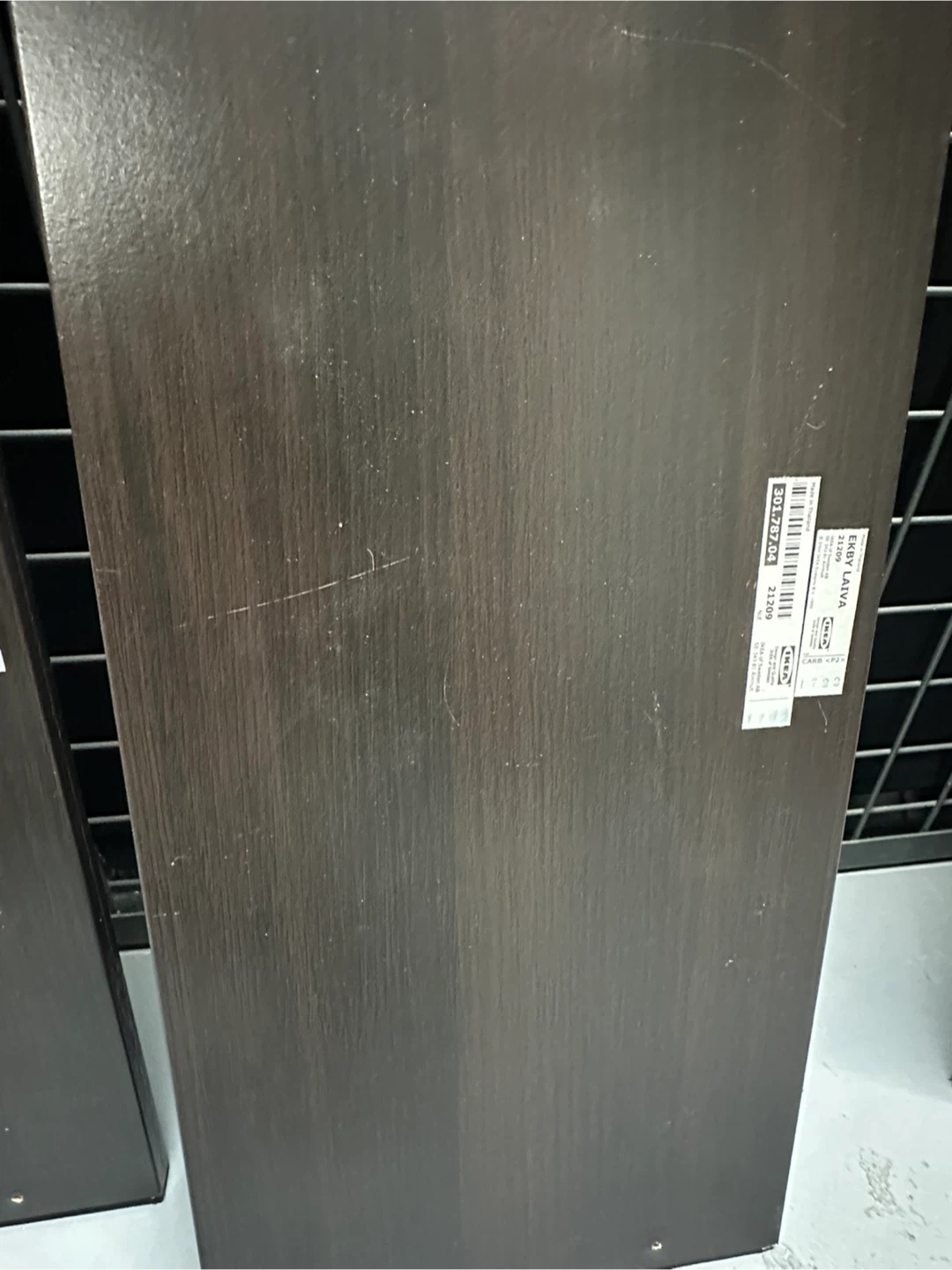 IKEA EKBY LAIVA Shelf - Dark Brown (2pcs) - photo 4