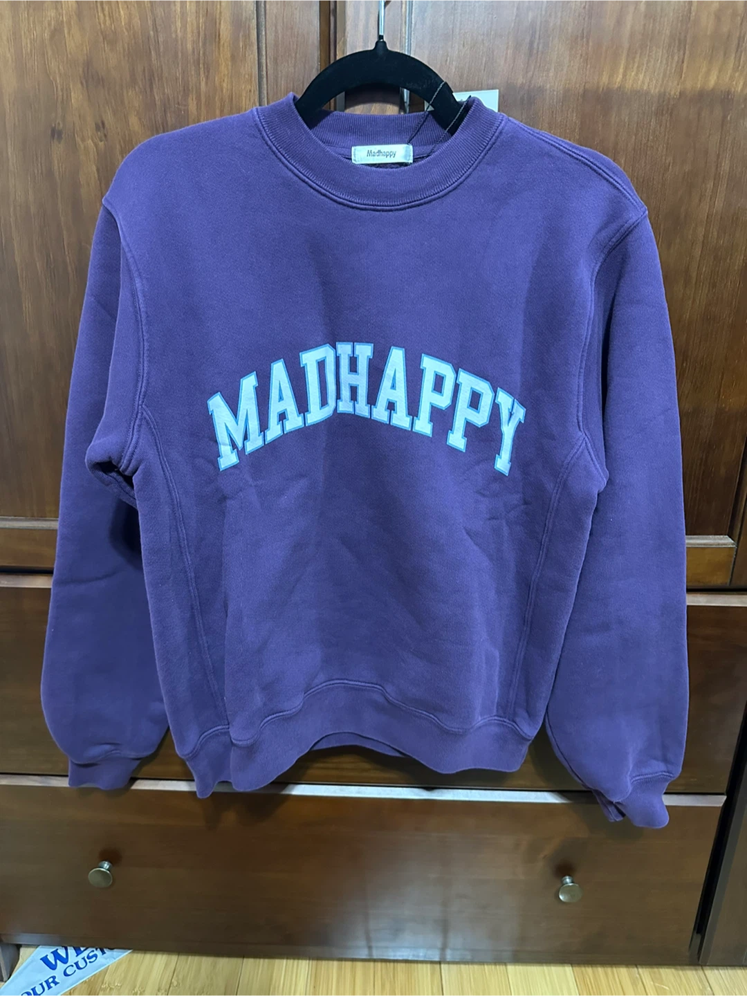 Madhappy Campus Fleece Crewneck - Purple