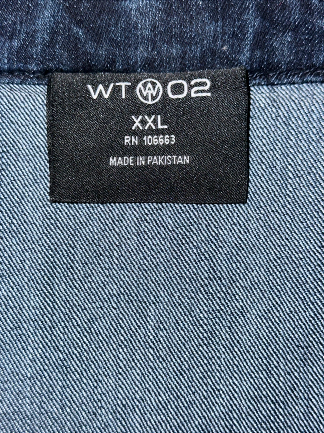 WT02 Denim Vest XXL - photo 3