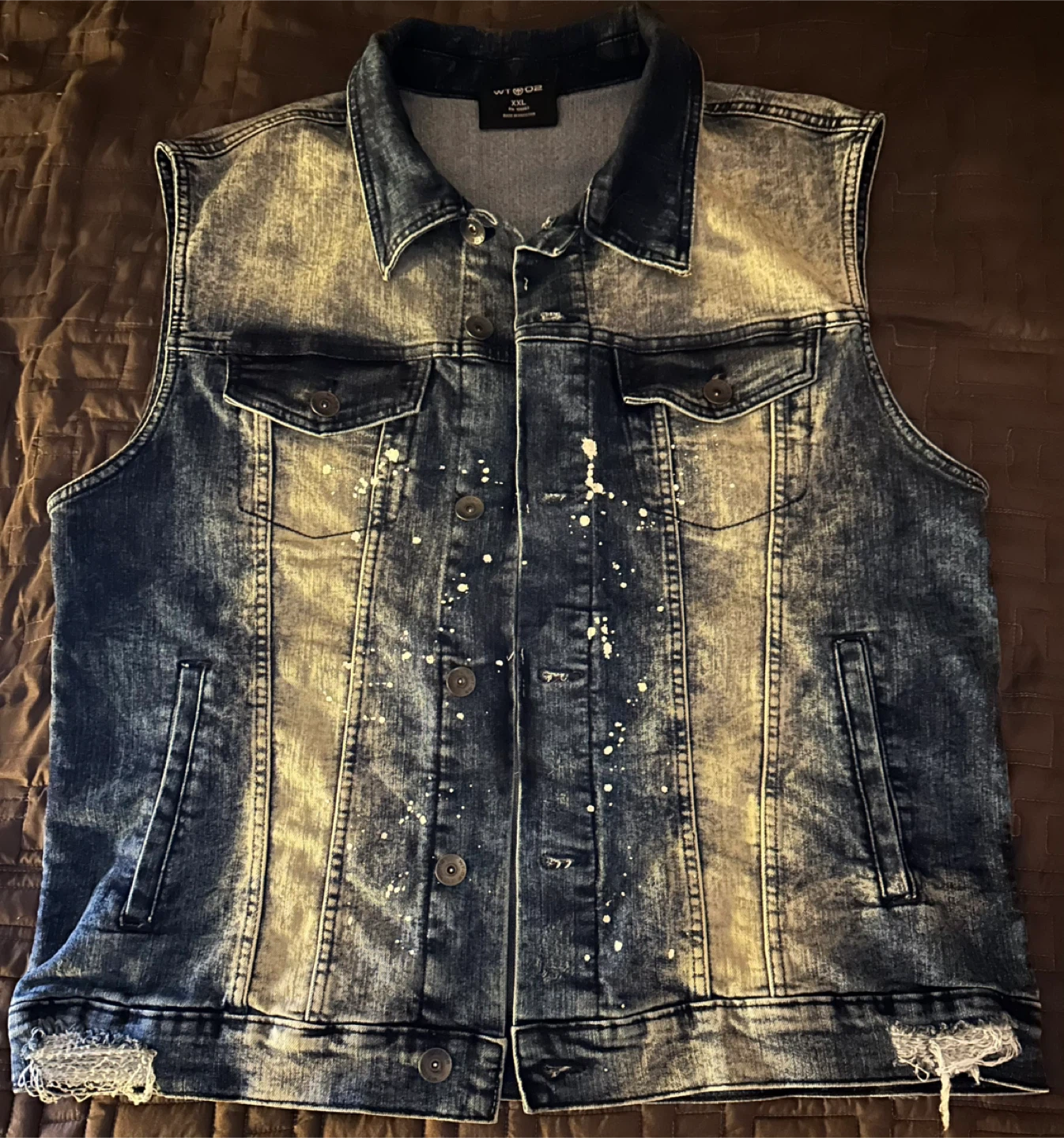 WT02 Denim Vest XXL