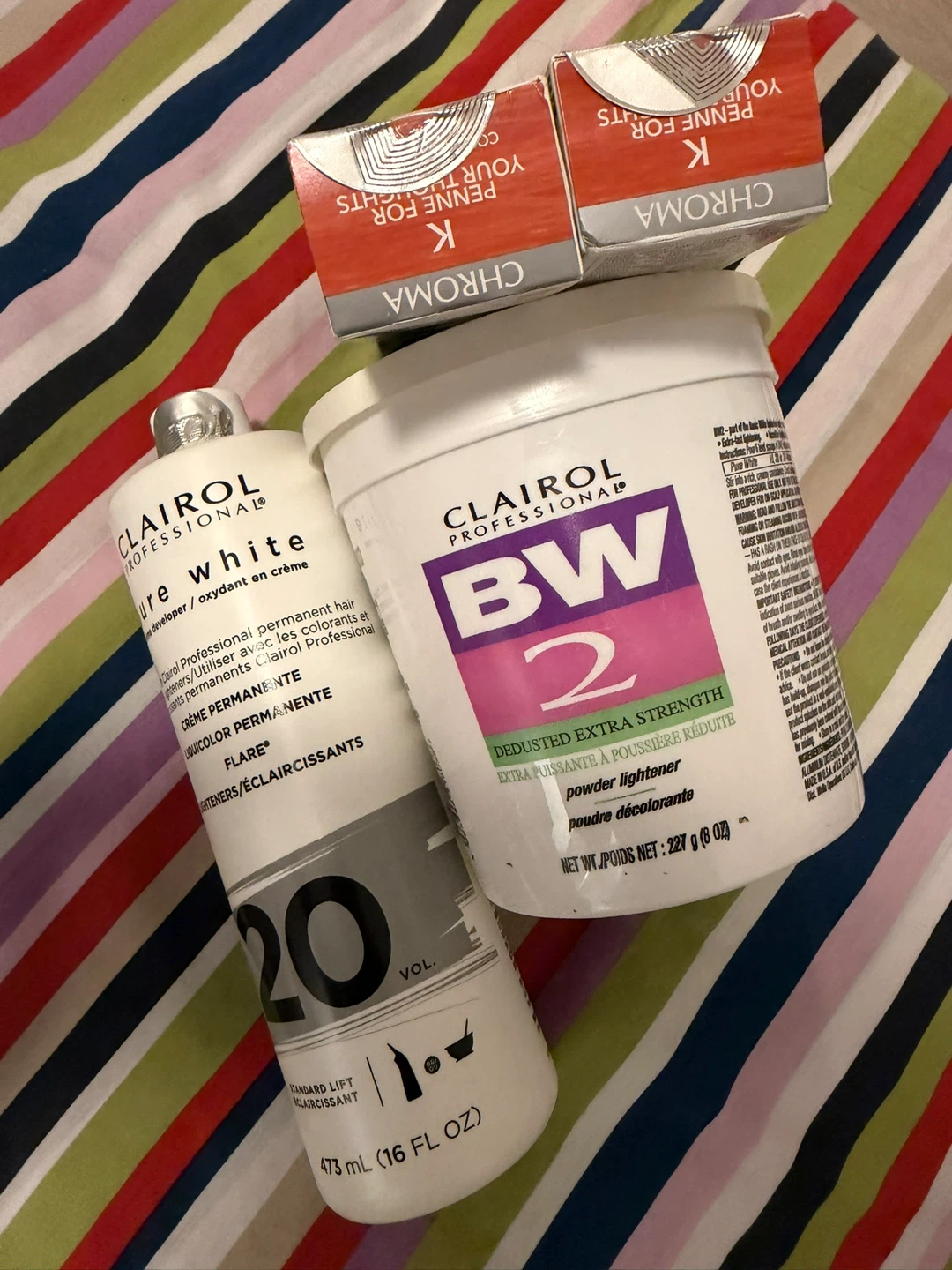 Clairol Professional Hair Bleach & Developer Set