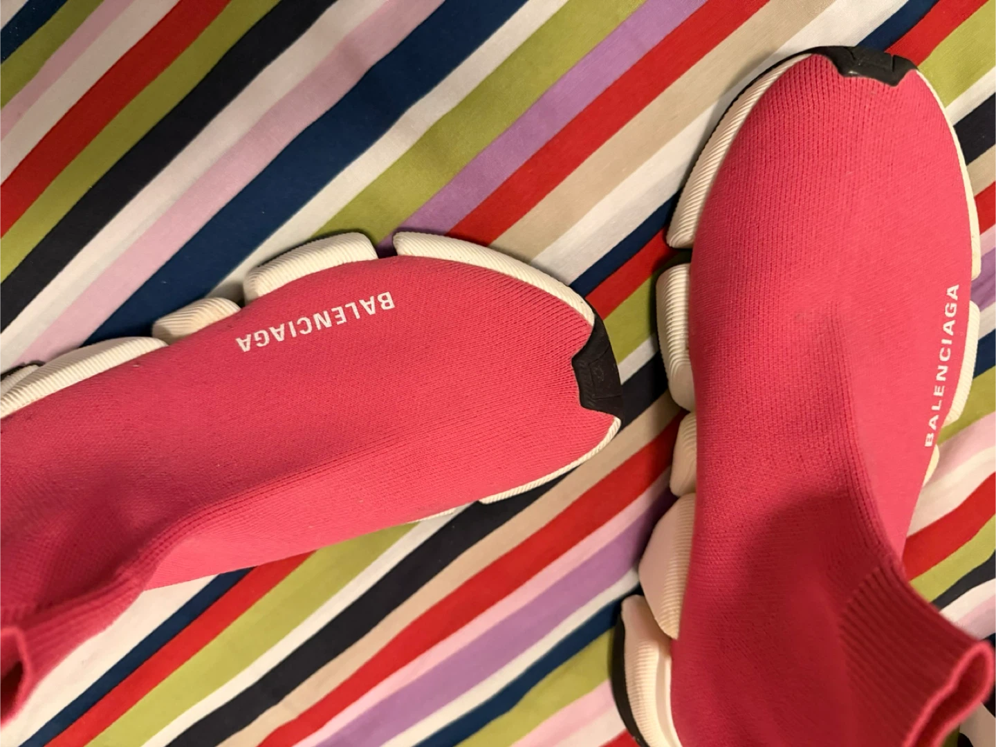 Balenciaga Speed Sock Sneakers - Size 35 - Pink - photo 2