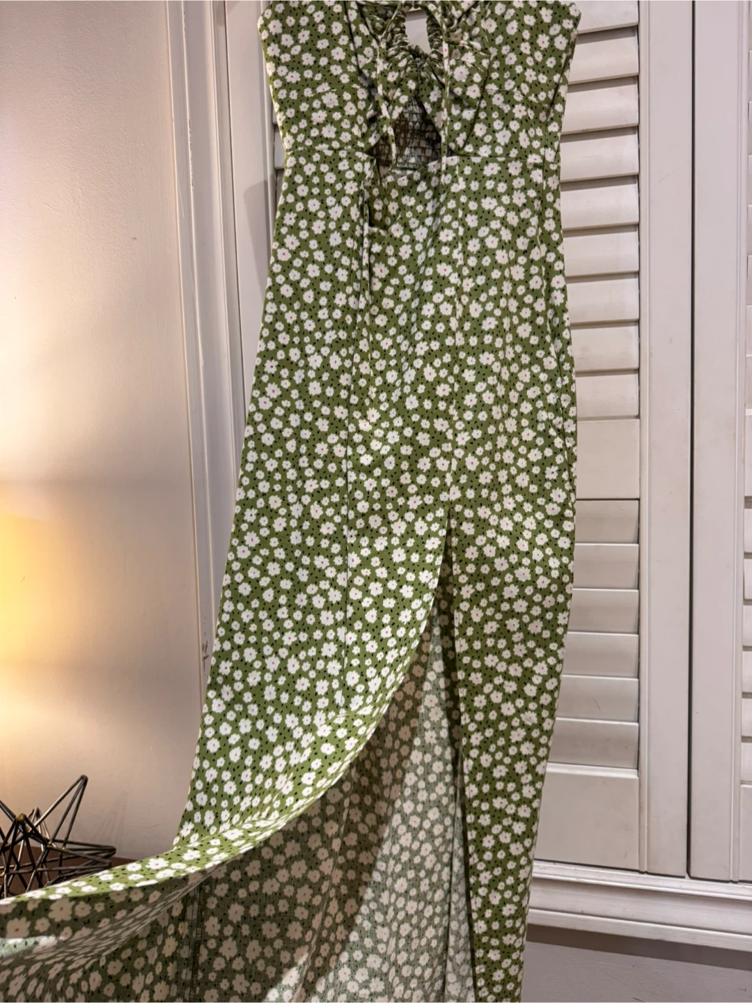 Green Floral Maxi Dress - photo 3
