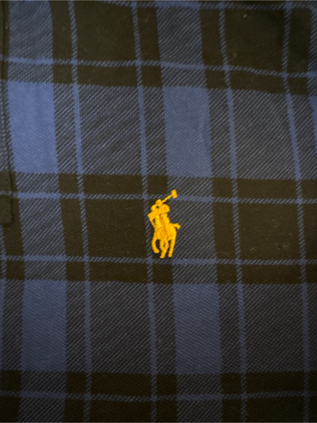 New Polo Ralph Lauren Custom Slim Fit Blue Plaid Shirt - S - photo 3