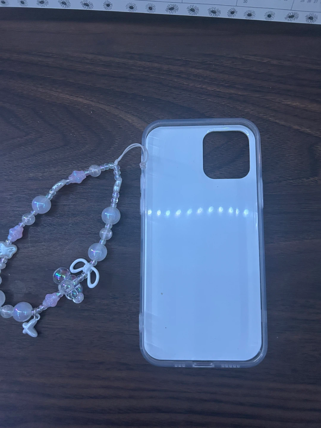 Cute Pastel Phone Case for Iphone 12 + Beaded Phone Charm🌸✨ - photo 3