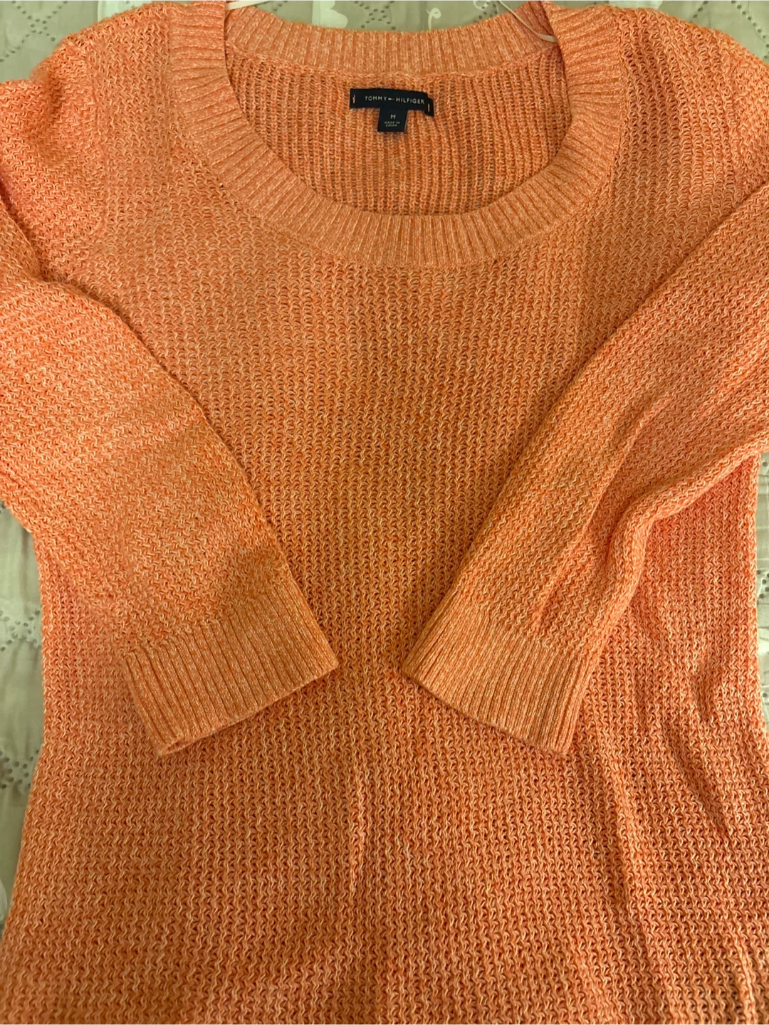 Tommy Hilfiger Salmon Sweater - Size M - photo 3