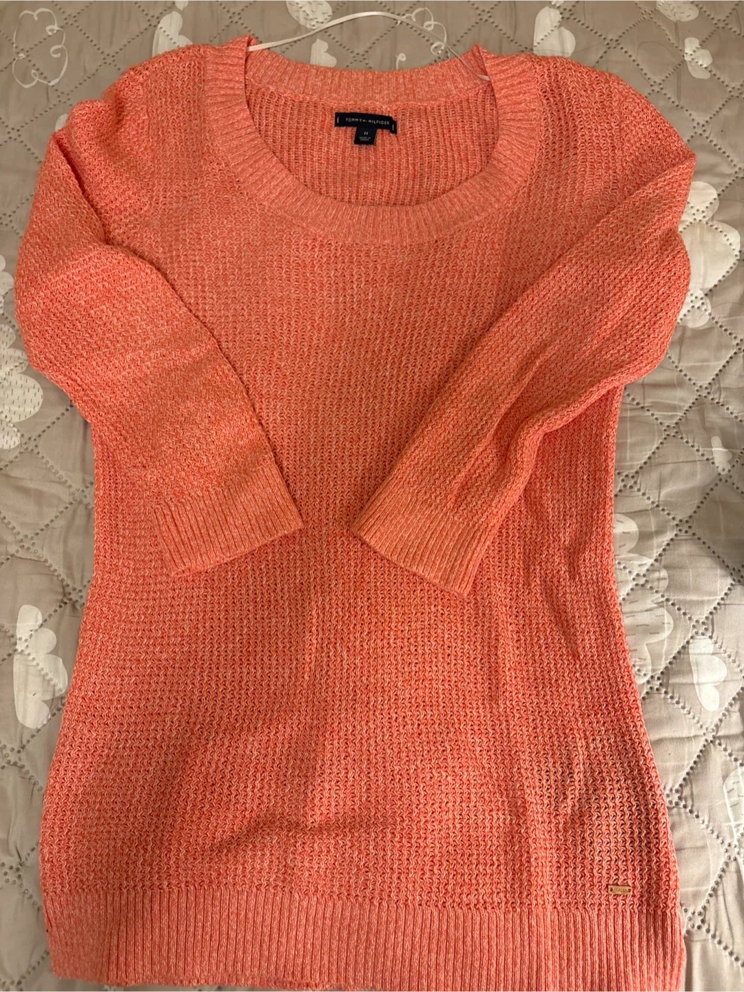 Tommy Hilfiger Salmon Sweater - Size M - photo 2