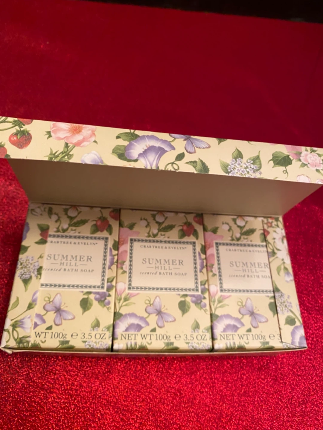 Crabtree & Evelyn Summer Hill Bath Soaps (3)