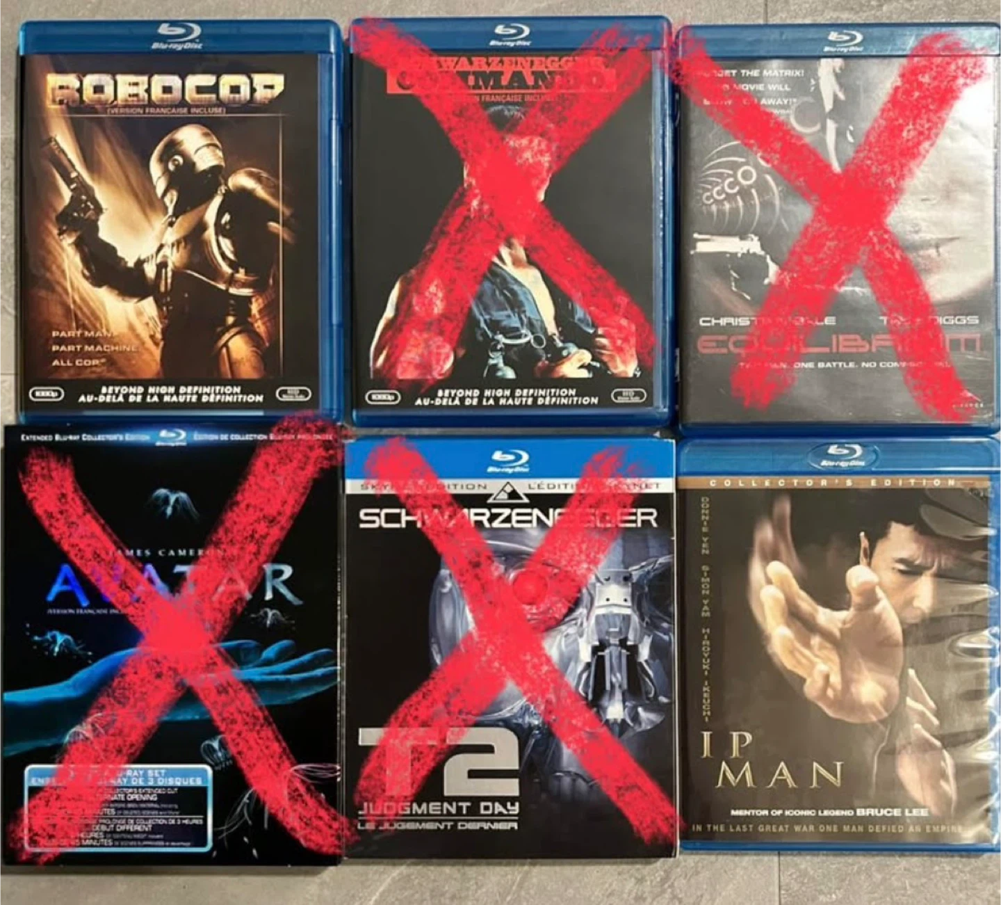 Blu-ray, action and sci-fi