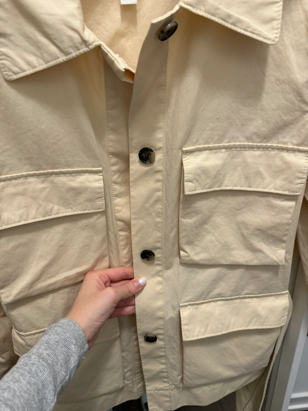 COS Beige Jacket Size 4 - photo 3