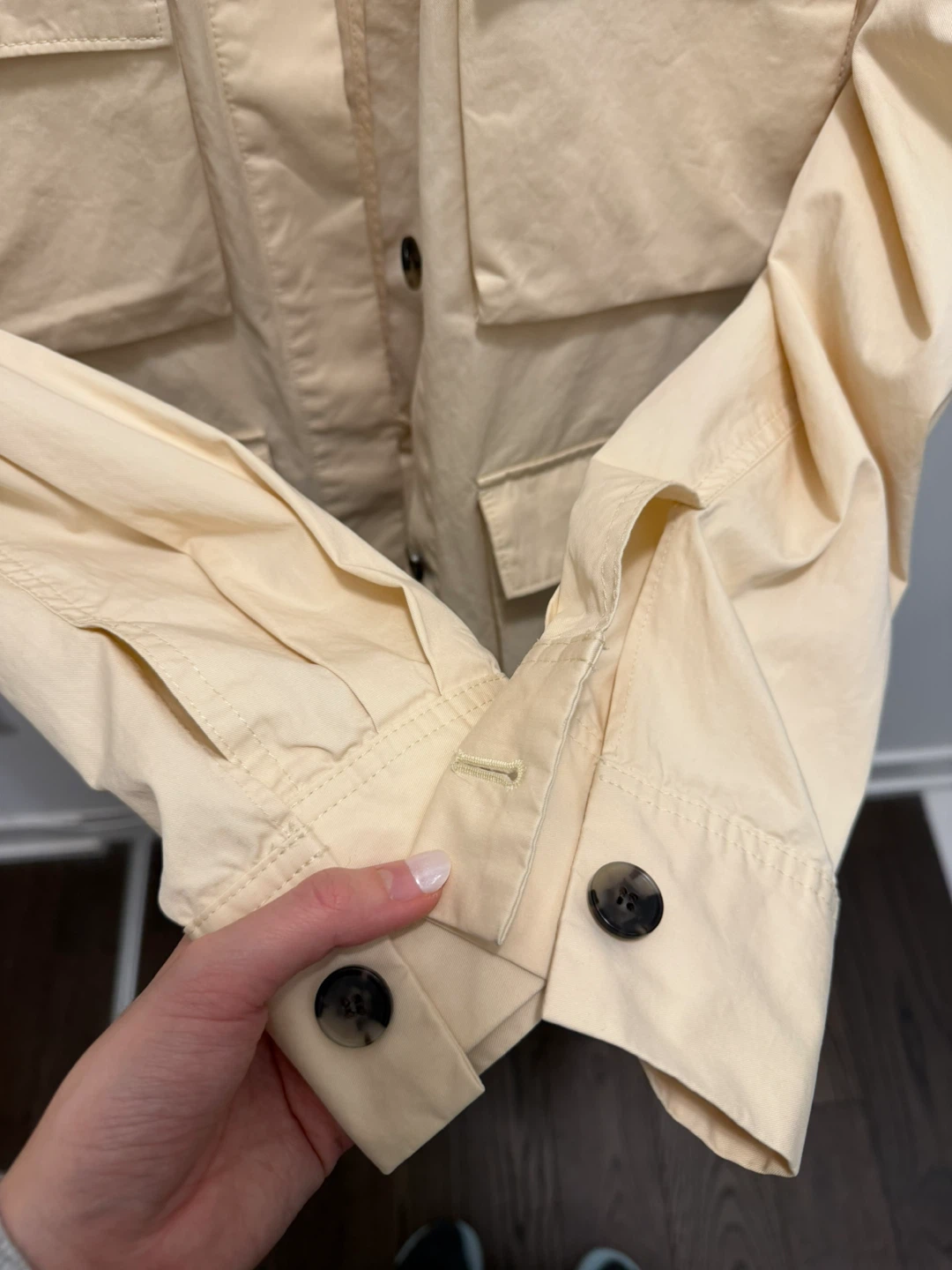 COS Beige Jacket Size 4 - photo 5