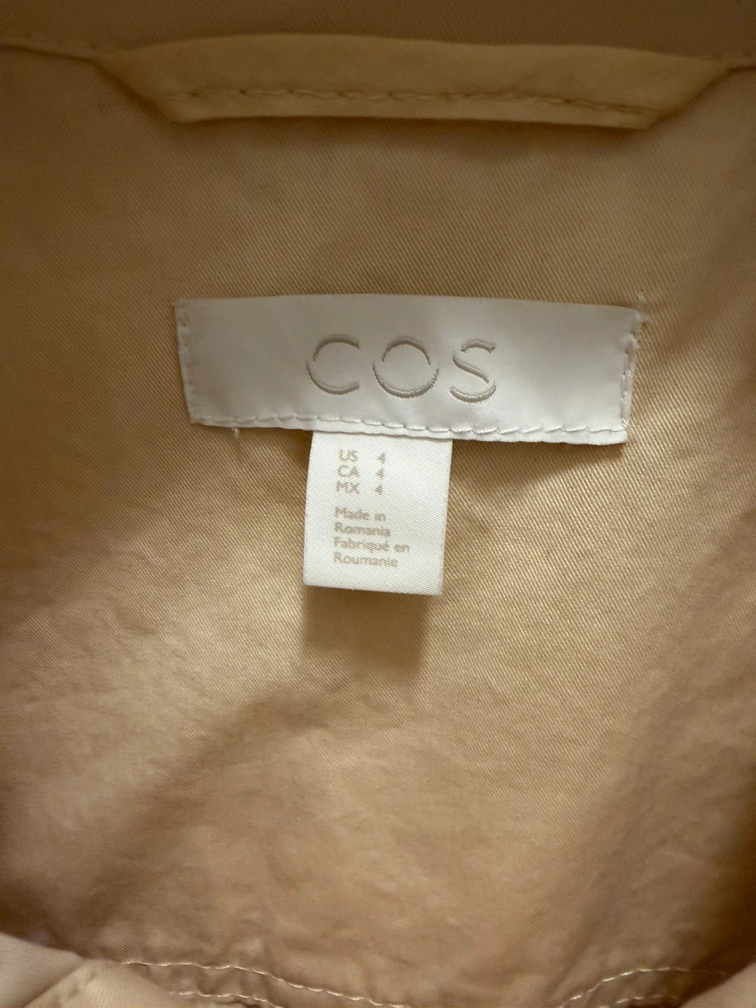 COS Beige Jacket Size 4 - photo 2