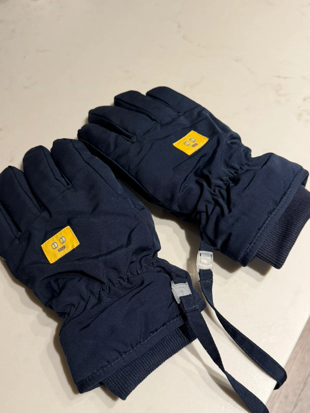 Navy Blue Winter Gloves