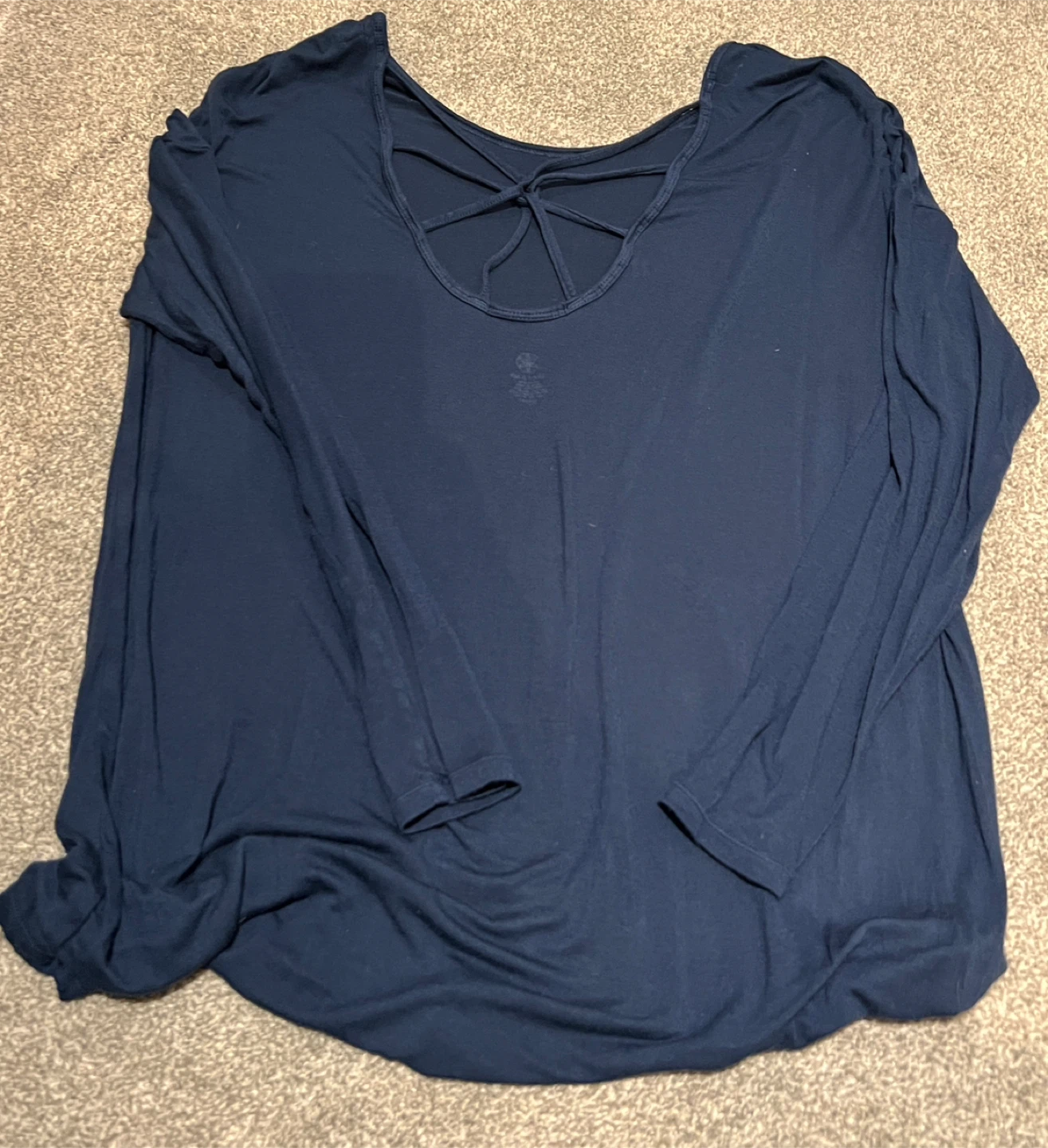 Gaiam Blue Long Sleeve Top - Size M - photo 2