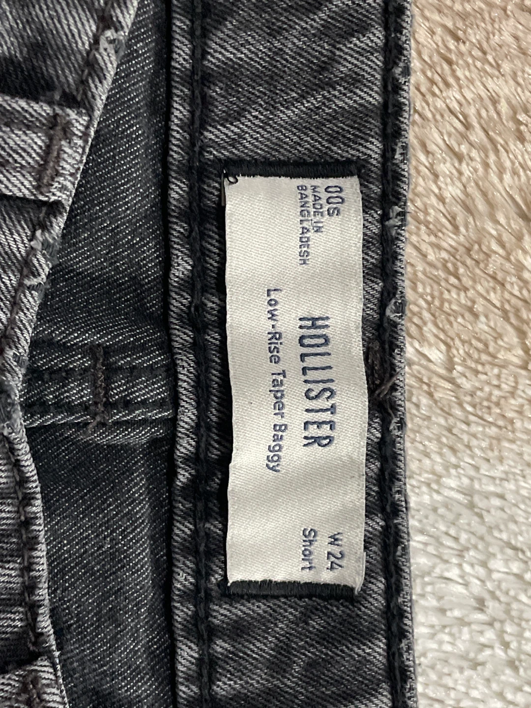 Hollister Low-Rise Taper Baggy Jeans W24 - photo 3